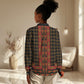 Cameroon Toghu Heritage Women Casual Shirt Traditional Bamenda Pattern In African
