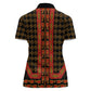 Cameroon Toghu Heritage Women Polo Shirt Traditional Bamenda Pattern In African