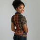 Cameroon Toghu Heritage Women Polo Shirt Traditional Bamenda Pattern In African