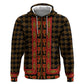 Cameroon Toghu Heritage Zip Hoodie Traditional Bamenda Pattern In African