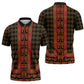Cameroon Toghu Heritage Zipper Polo Shirt Traditional Bamenda Pattern In African