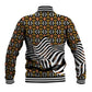 Cameroon Toghu Bamenda Baseball Jacket African Traditional Art