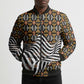 Cameroon Toghu Bamenda Bomber Puffer Jacket African Traditional Art