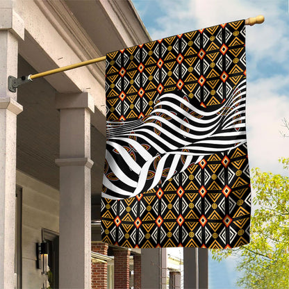 Cameroon Toghu Bamenda Garden Flag African Traditional Art