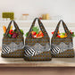 Cameroon Toghu Bamenda Grocery Bag African Traditional Art