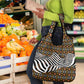 Cameroon Toghu Bamenda Grocery Bag African Traditional Art
