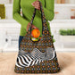 Cameroon Toghu Bamenda Grocery Bag African Traditional Art