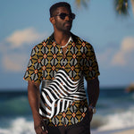 Cameroon Toghu Bamenda Hawaiian Shirt African Traditional Art