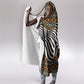 Cameroon Toghu Bamenda Hooded Blanket African Traditional Art