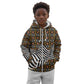 Cameroon Toghu Bamenda Kid Hoodie African Traditional Art