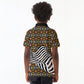Cameroon Toghu Bamenda Kid Polo Shirt African Traditional Art