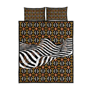 Cameroon Toghu Bamenda Quilt Bed Set African Traditional Art