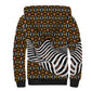 Cameroon Toghu Bamenda Sherpa Hoodie African Traditional Art