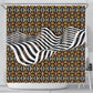 Cameroon Toghu Bamenda Shower Curtain African Traditional Art