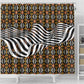 Cameroon Toghu Bamenda Shower Curtain African Traditional Art