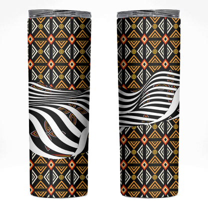 Cameroon Toghu Bamenda Skinny Tumbler African Traditional Art