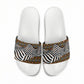 Cameroon Toghu Bamenda Slide Sandals African Traditional Art