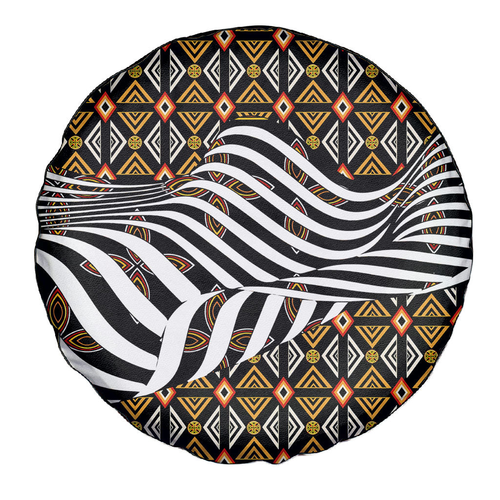Cameroon Toghu Bamenda Spare Tire Cover African Traditional Art