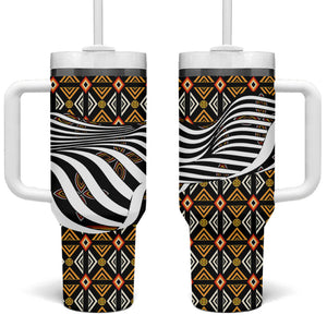 Cameroon Toghu Bamenda Tumbler With Handle African Traditional Art