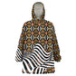 Cameroon Toghu Bamenda Wearable Blanket Hoodie African Traditional Art