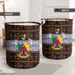 Cameroon Toghu Laundry Basket Flag Coat Of Arms - Traditional Bamenda Art