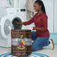 Cameroon Toghu Laundry Basket Flag Coat Of Arms - Traditional Bamenda Art