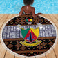 Cameroon Toghu Beach Blanket Flag Coat Of Arms - Traditional Bamenda Art