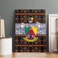 Cameroon Toghu Canvas Wall Art Flag Coat Of Arms - Traditional Bamenda Art