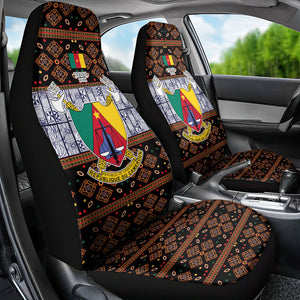 Cameroon Toghu Car Seat Cover Flag Coat Of Arms - Traditional Bamenda Art