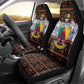 Cameroon Toghu Car Seat Cover Flag Coat Of Arms - Traditional Bamenda Art