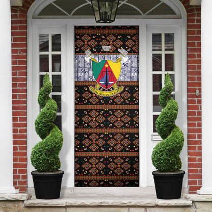 Cameroon Toghu Door Cover Flag Coat Of Arms - Traditional Bamenda Art