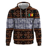 Cameroon Toghu Hoodie Flag Coat Of Arms - Traditional Bamenda Art