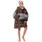 Cameroon Toghu Kid Wearable Blanket Hoodie Flag Coat Of Arms - Traditional Bamenda Art