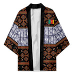 Cameroon Toghu Kimono Flag Coat Of Arms - Traditional Bamenda Art