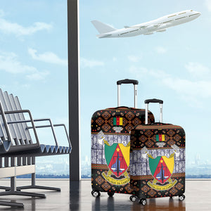 Cameroon Toghu Luggage Cover Flag Coat Of Arms - Traditional Bamenda Art