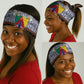 Cameroon Toghu Neck Gaiter Flag Coat Of Arms - Traditional Bamenda Art