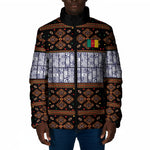 Cameroon Toghu Padded Jacket Flag Coat Of Arms - Traditional Bamenda Art