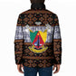 Cameroon Toghu Padded Jacket Flag Coat Of Arms - Traditional Bamenda Art