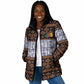 Cameroon Toghu Padded Jacket Flag Coat Of Arms - Traditional Bamenda Art