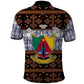 Cameroon Toghu Polo Shirt Flag Coat Of Arms - Traditional Bamenda Art
