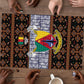 Cameroon Toghu Puzzle Flag Coat Of Arms - Traditional Bamenda Art