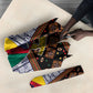 Cameroon Toghu Umbrella Flag Coat Of Arms - Traditional Bamenda Art
