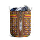 Cameroon Toghu Laundry Basket Vibrant Bamenda Tribal - Authentic African Folk Art