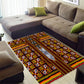 Cameroon Toghu Area Rug Vibrant Bamenda Tribal - Authentic African Folk Art