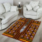 Cameroon Toghu Area Rug Vibrant Bamenda Tribal - Authentic African Folk Art