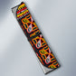 Cameroon Toghu Auto Sun Shade Vibrant Bamenda Tribal - Authentic African Folk Art