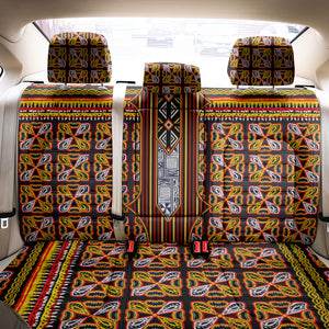 Cameroon Toghu Back Car Seat Cover Vibrant Bamenda Tribal - Authentic African Folk Art
