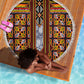 Cameroon Toghu Beach Blanket Vibrant Bamenda Tribal - Authentic African Folk Art