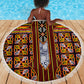 Cameroon Toghu Beach Blanket Vibrant Bamenda Tribal - Authentic African Folk Art