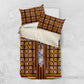 Cameroon Toghu Bedding Set Vibrant Bamenda Tribal - Authentic African Folk Art
